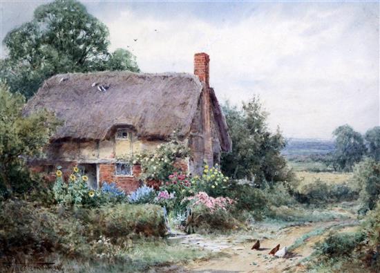 Henry Sylvester Stannard (1870-1951) Near Hanney, Berkshire 9.5 x 13.25in.